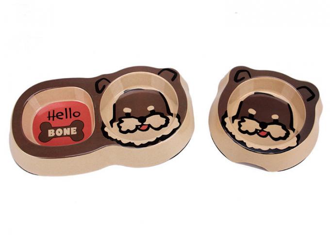 Cuenco de alimentación para perros y gatos de bambú 3