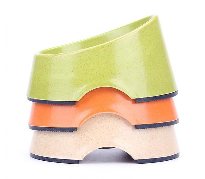 Mejor precio Bamboo Cat&Dog Pet Bowl de alimentaci&oacute;n 3