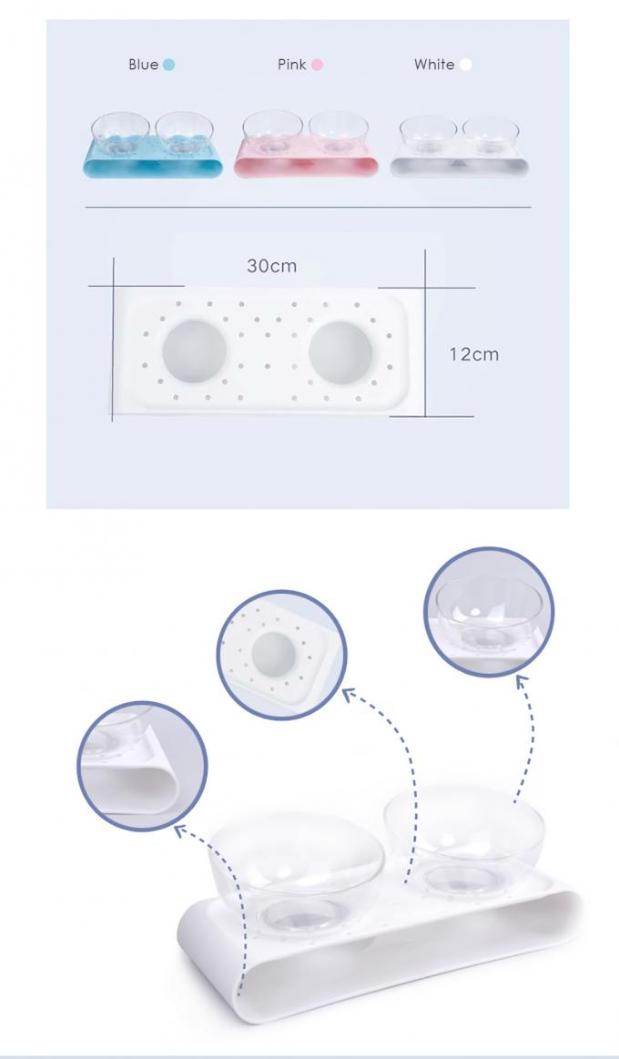 El alimentador para perros y los cuencos para mascotas para perros y gatos pequeños y medianos 4