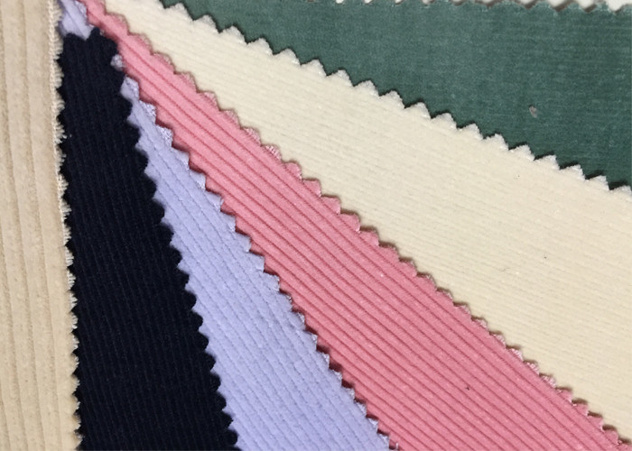 Tejido de corduroy colorido de espandéx estirado 6w 8w 9w 11w