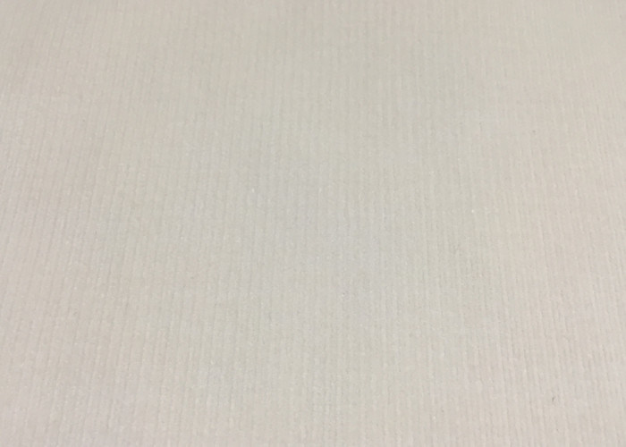 Blanco / Beige Tejido confortable de corduroy de estiramiento Tejido de ropa de alta gama