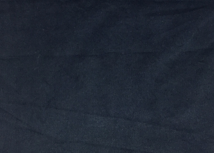 Indigo / Negro 28w Peso ligero Tejido de corduroy 98 algodón 2 Tejido de spandex