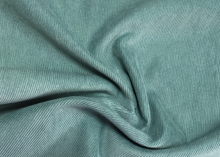 Tejido de corduroy de nyloy Ropa de estiramiento Tejido de corduroy Verde Gris Azul