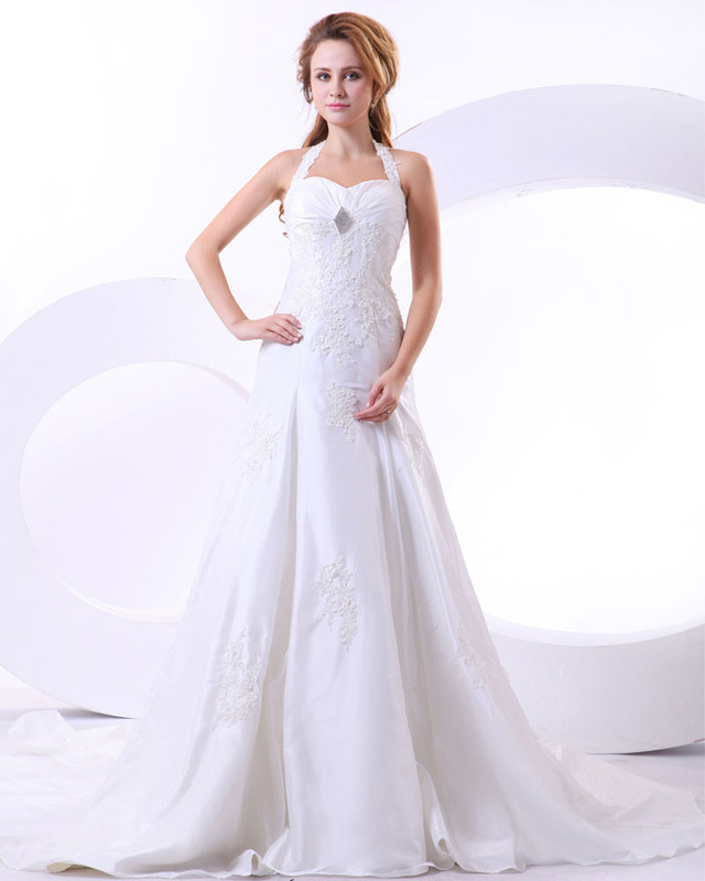 En el cuello con correa, vestido de novia para pájaros, niñas y mujeres.