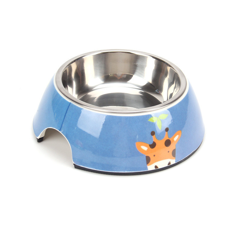180 ml Cuenco de perro con cuatro colores Cuenco de perro de acero inoxidable