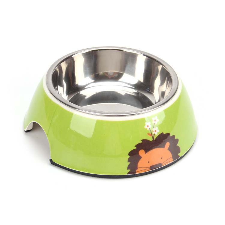 180 ml Cuenco de perro con cuatro colores Cuenco de perro de acero inoxidable