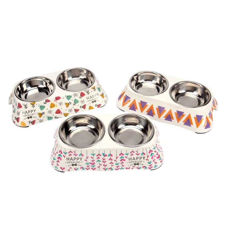 Acero inoxidable y melamina para perros y gatos