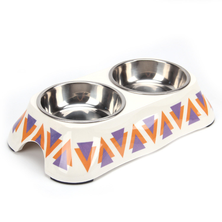 Acero inoxidable y melamina para perros y gatos