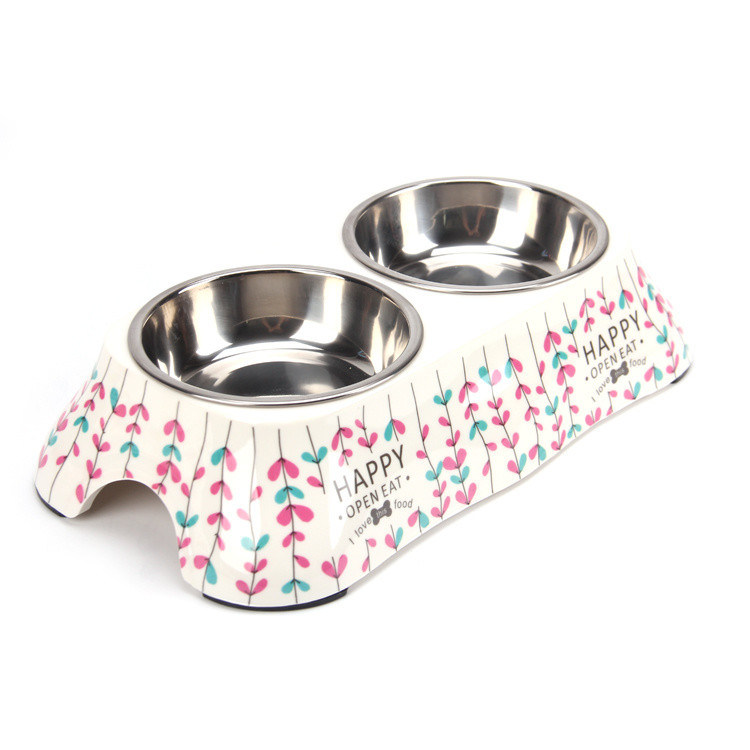 Acero inoxidable y melamina para perros y gatos