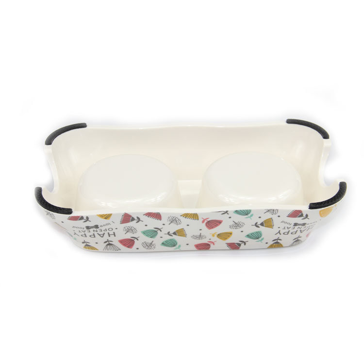 Acero inoxidable y melamina para perros y gatos