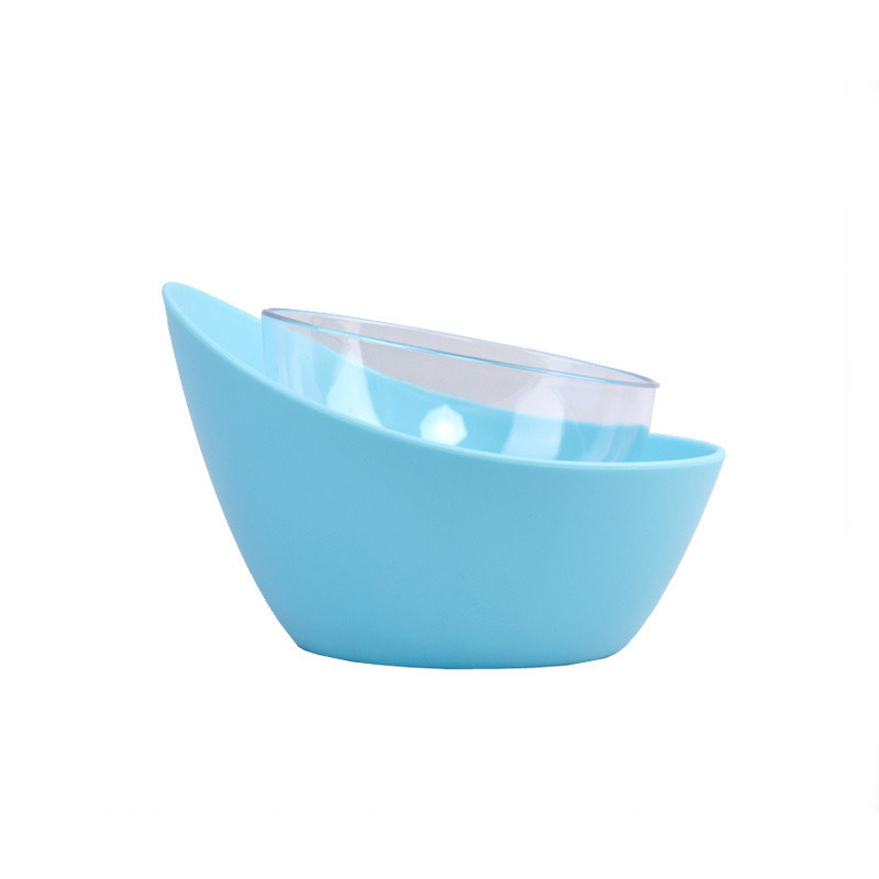 Cuenco elevado para gatos - Plato de porcelana elevado - Perfecto para comida húmeda y seca para gatos