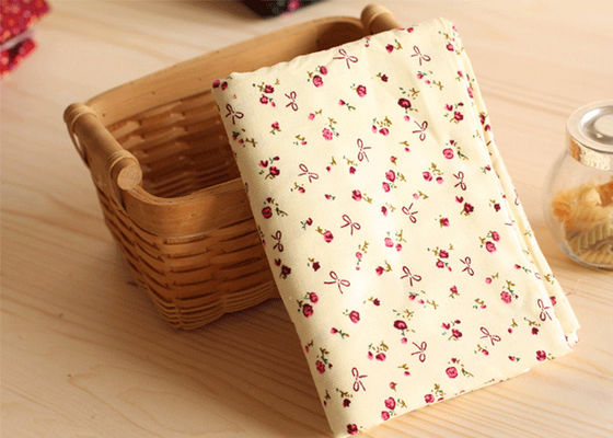 Tejido de algodón de 98% de algodón de 2% de espandéx, caramelo floral, corduroy