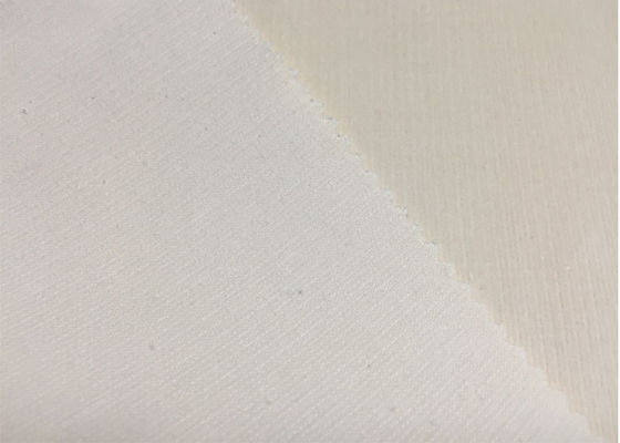 Blanco / Beige Tejido confortable de corduroy de estiramiento Tejido de ropa de alta gama