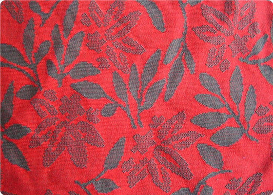 Vestido ligero de jacquard rojo Tejido de ropa Tejido por el patio