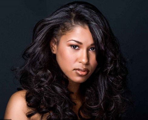 100 g de cuerpo negro natural, onda, cabello humano rizado indio, sin enredos 5A