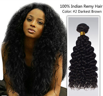 5A Extensiones de cabello indias Remy sin procesar 12''- 32'', Negro natural
