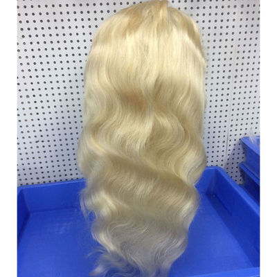 Platino Full Lace Remy Cabello humano Pelucas Cuerpo Cuticula de onda alineada 30 pulgadas11