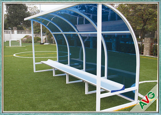 Equipo de campo de fútbol resistente a la intemperie Movilidad Asiento de entrenador de fútbol de aluminio