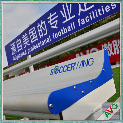 Protección UV sillas de estadio de fútbol de plástico / aluminio retráctil