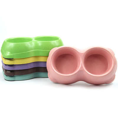 Cuenco de comida para perros y gatos portátil de bambú con el mejor precio