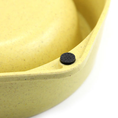 Excelente material Bamboo tres tamaños de ensalada para mascotas tazón