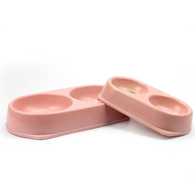 Profesionalmente hecho colorido atractivo de bambú Pet Feeder Bowl