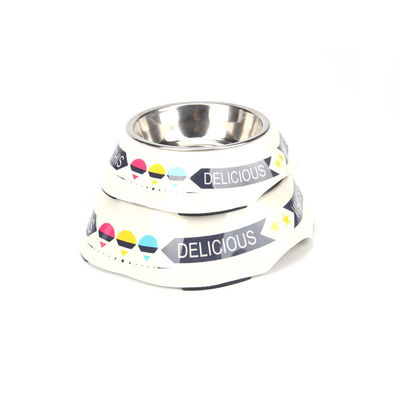 Bolsa mayorista de melamina y acero inoxidable para perros