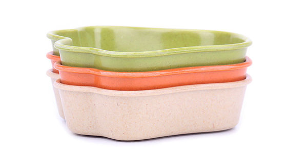 Precio razonable Cuenco de comida para cachorros de bambú con el último diseño