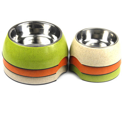 China Suministro para mascotas Alimentador para cachorros Producto de acero inoxidable Comida para mascotas para perros y gatos Cuenco de agua