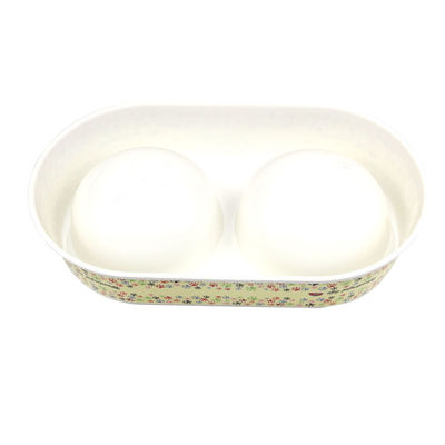 Nuevo estilo Eco-Friendly Bamboo Fiber Pet Bowl (doble tazón)